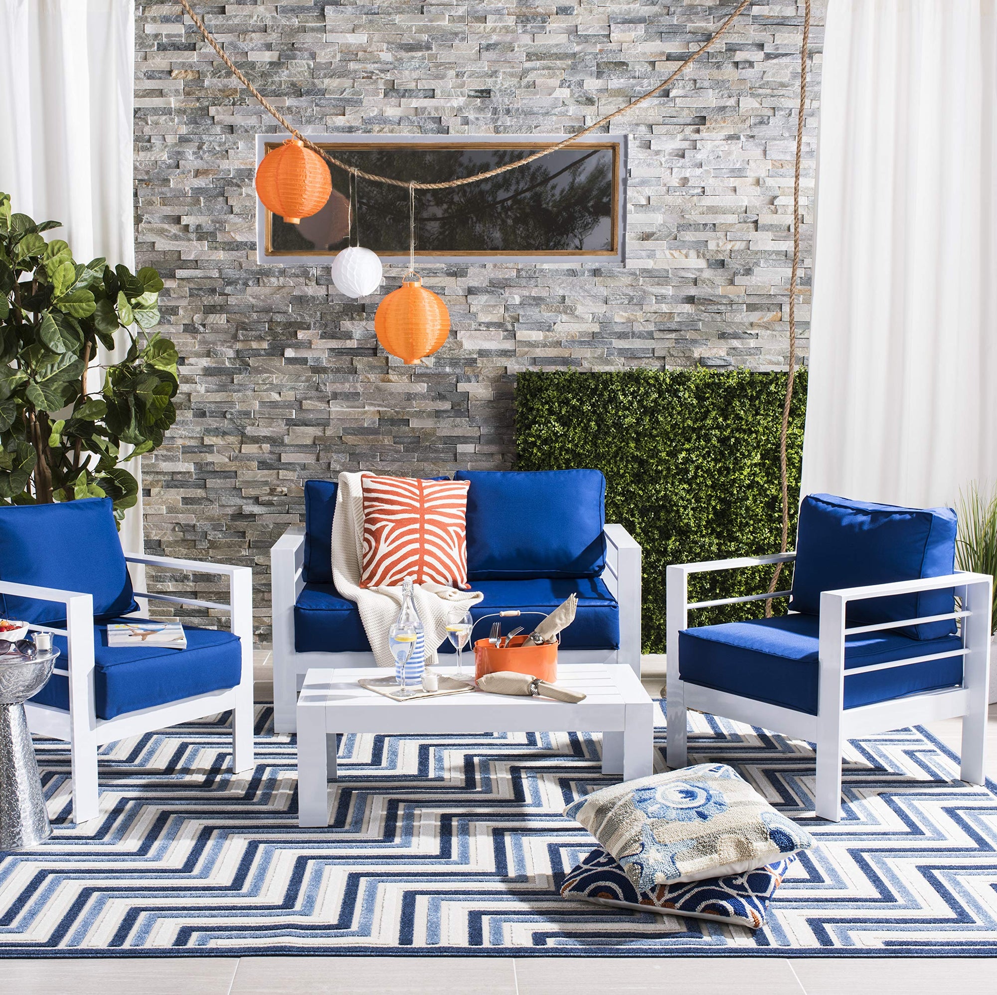 4 - Piece Outdoor Living Set - From Where - 