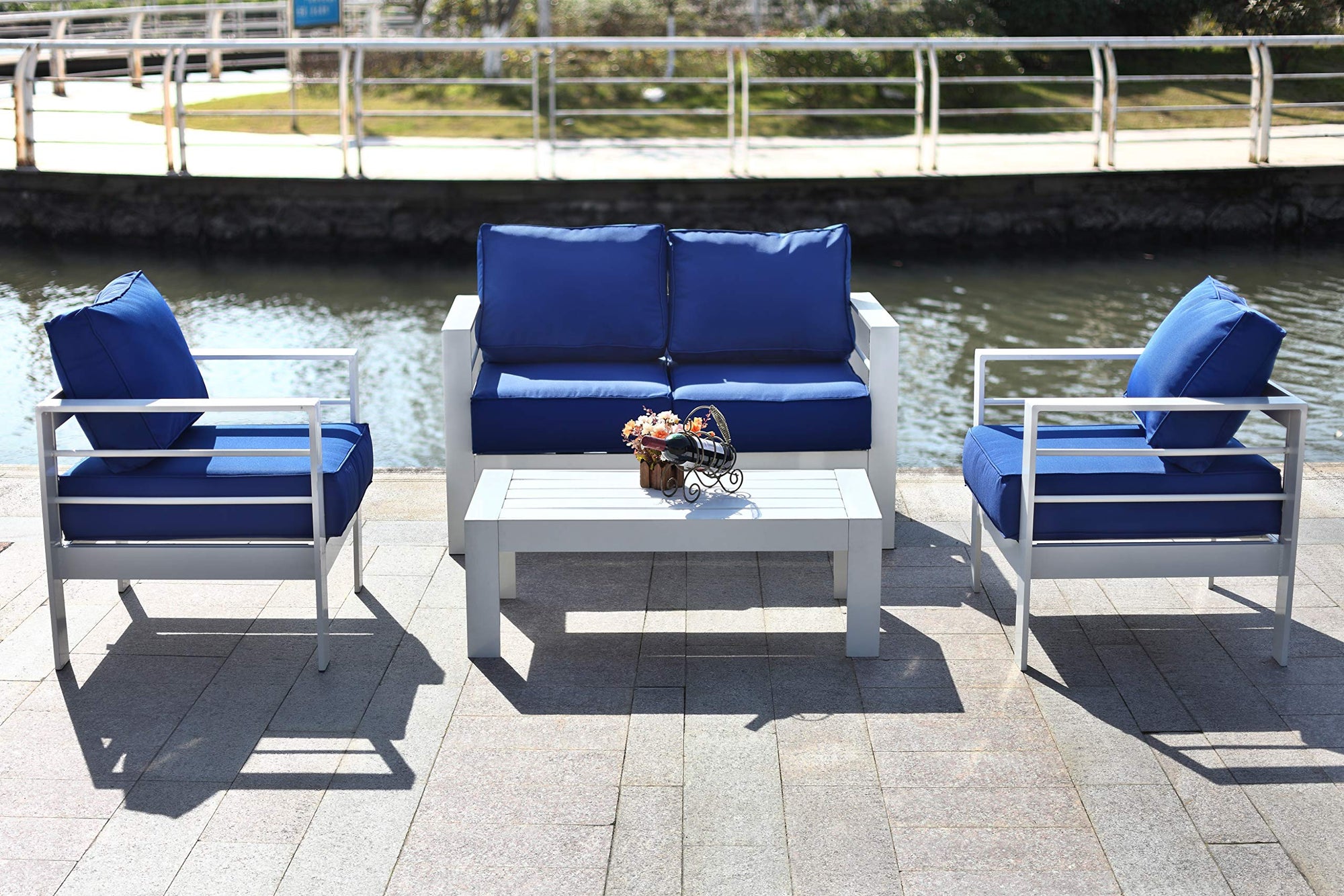 4 - Piece Outdoor Living Set - From Where - 