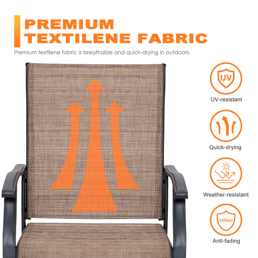 4 - Piece Outdoor Patio Dining Chairs - From Where - 