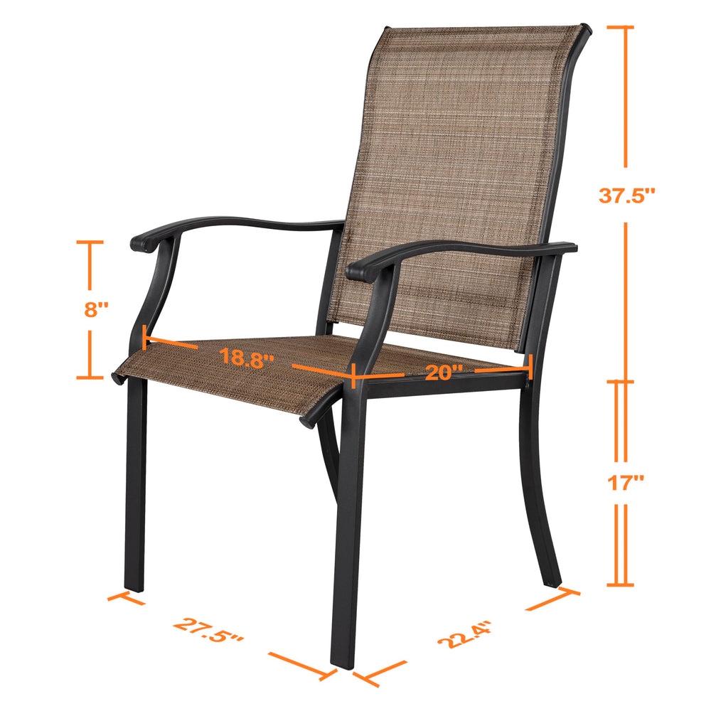 4 - Piece Outdoor Patio Dining Chairs - From Where - 