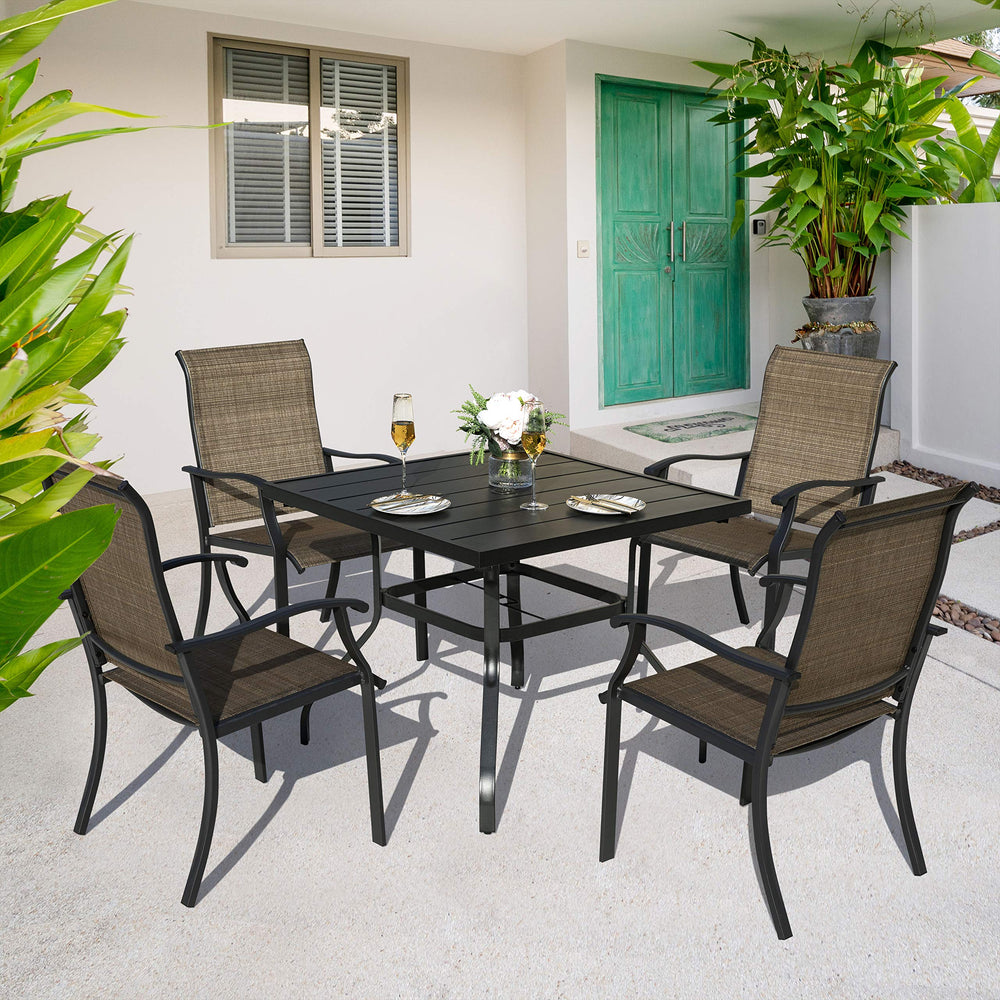 4 - Piece Outdoor Patio Dining Chairs - From Where - 
