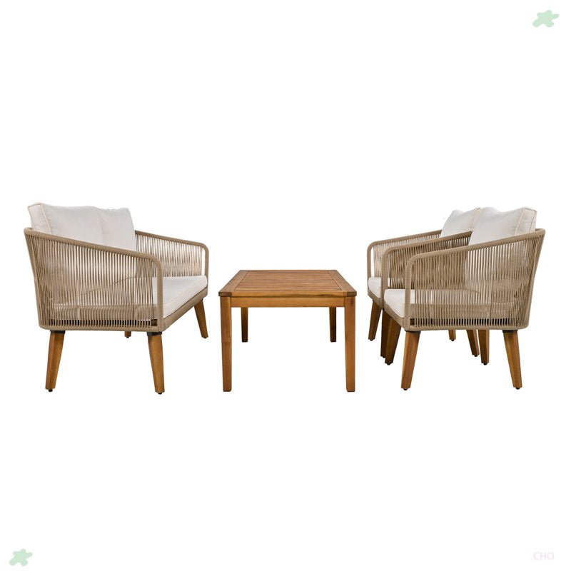 4 - Piece Patio Conversation Set - From Where - 