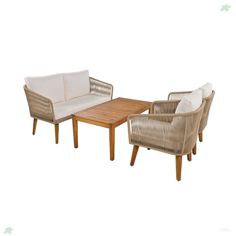 4 - Piece Patio Conversation Set - From Where - 
