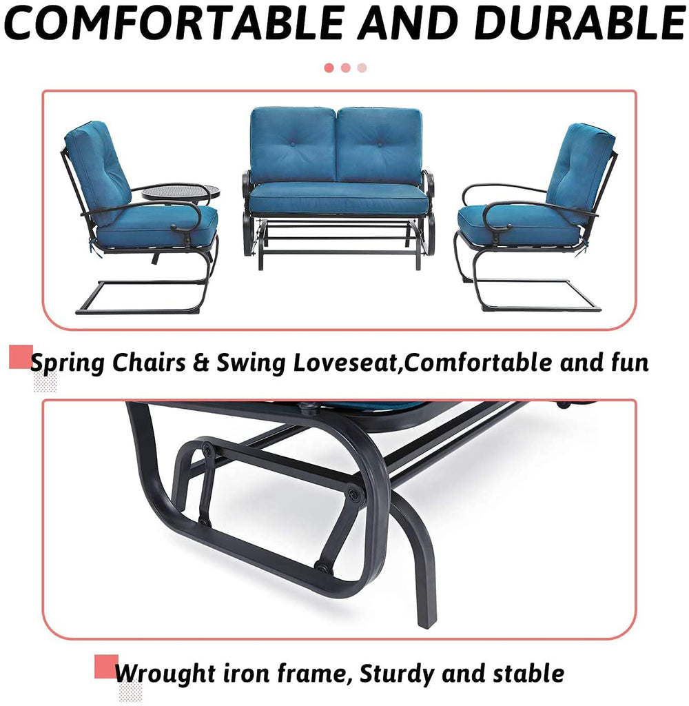 4 - Piece Spring Lounge Chairs - From Where - 