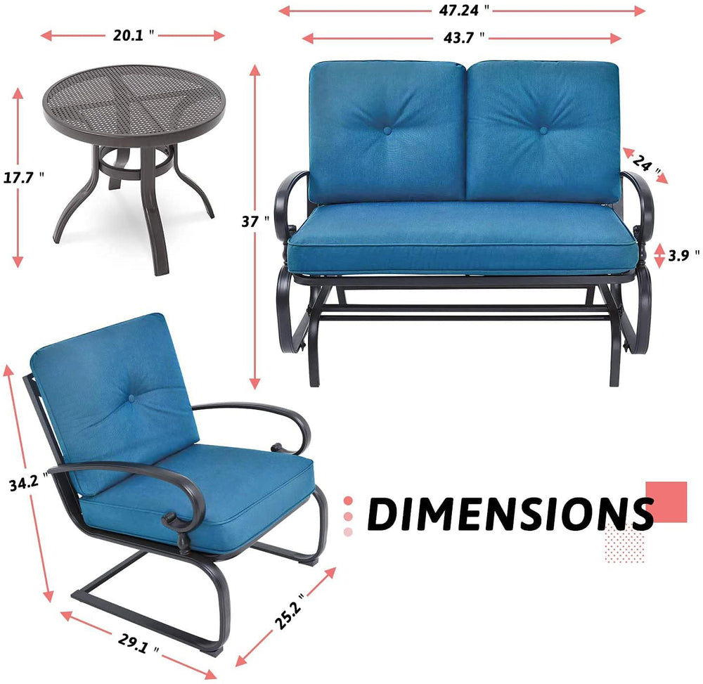 4 - Piece Spring Lounge Chairs - From Where - 