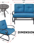 4 - Piece Spring Lounge Chairs - From Where - 