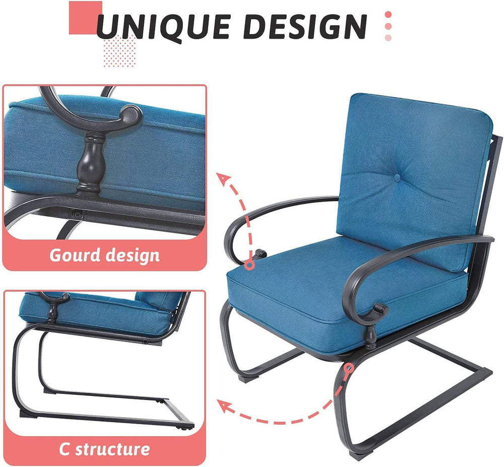 4 - Piece Spring Lounge Chairs - From Where - 