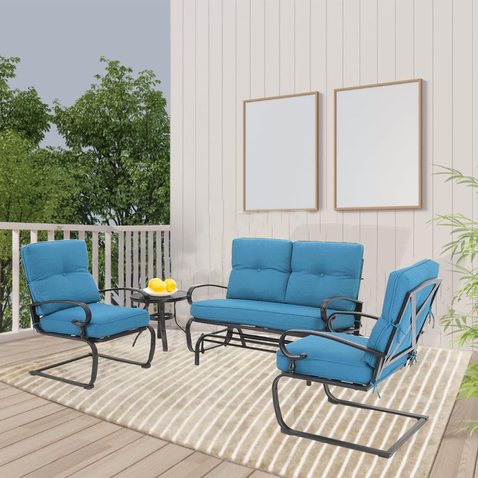 4 - Piece Spring Lounge Chairs - From Where - 
