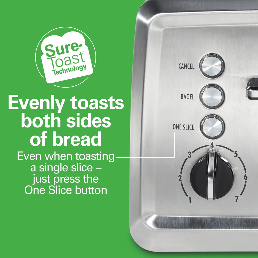 4 Slice Toaster with Extra - Wide Slots - From Where - 