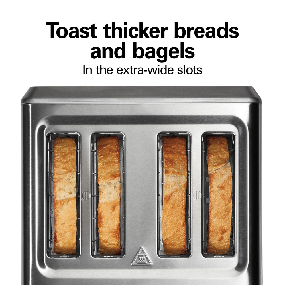 4 Slice Toaster with Extra - Wide Slots - From Where - 