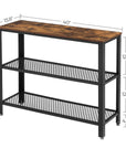 40" Industrial Console Table - From Where - 