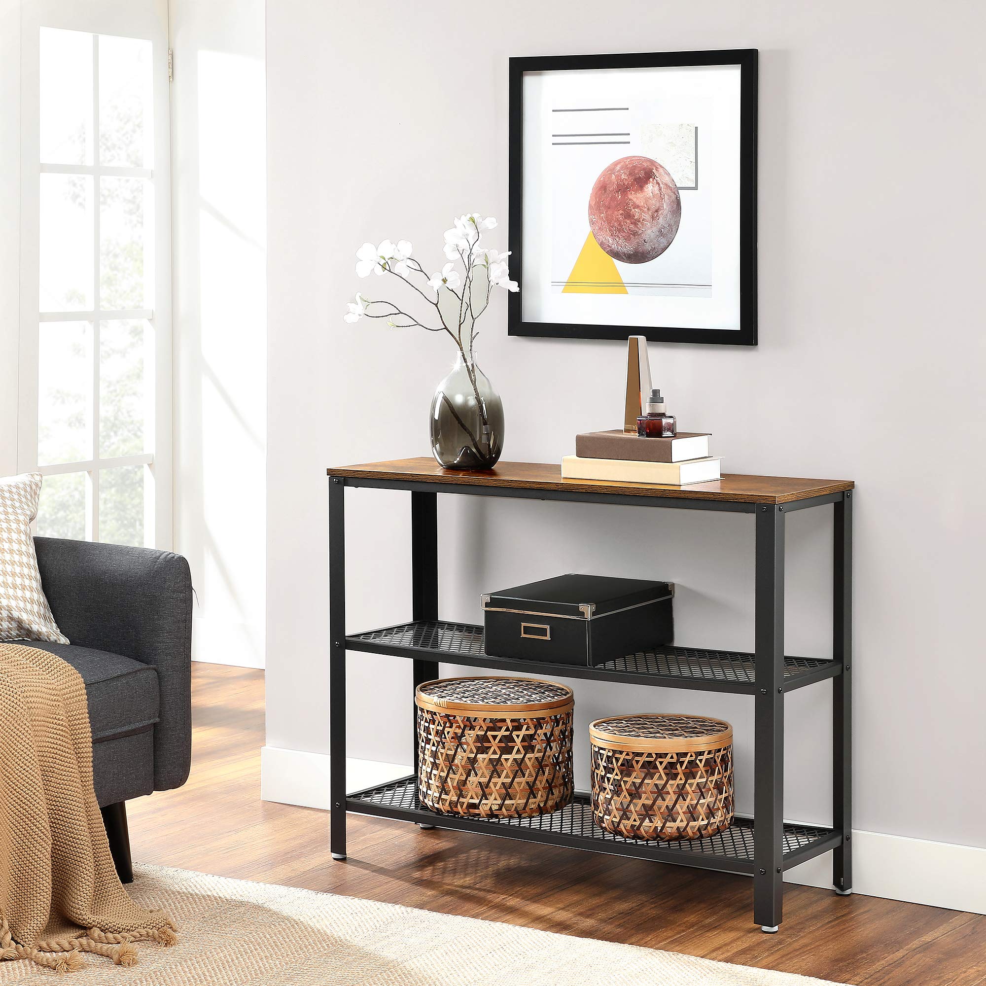 40" Industrial Console Table - From Where - 