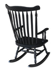 International Concepts Colonial Rocking Chair - Antique Black