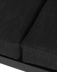 Calderon 4 Piece Outdoor Aluminum Chat Set, Dark Gray