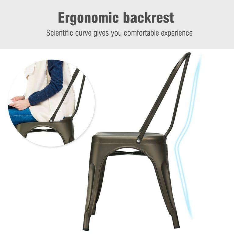 https://www.walmart.com/ip/Costway-Set-of-4-Dining- Side-Chair-Stackable-Bistro-Cafe-Metal-Stool-Gunmetal/532291664