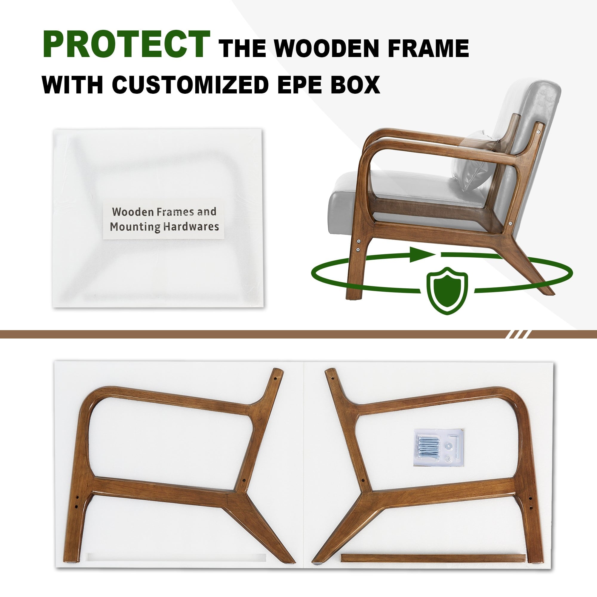 https://www.walmart.com/ip/Glitzhome-Mid-Century-Solid-Wood-Frame-Accent-Chair-Modern-Leather-Lazy-Chair/1090450800