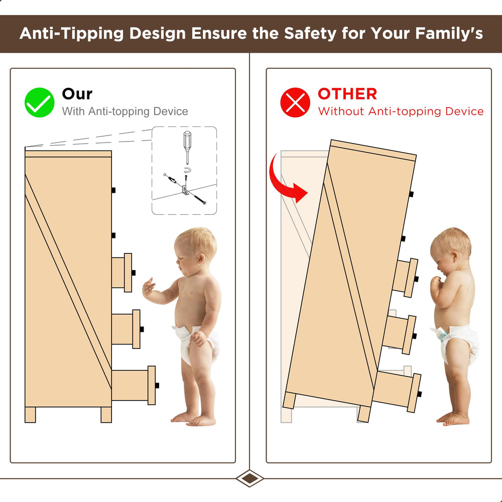 46&quot; Tall Rustic Chest with Metal Handles - From Where - 