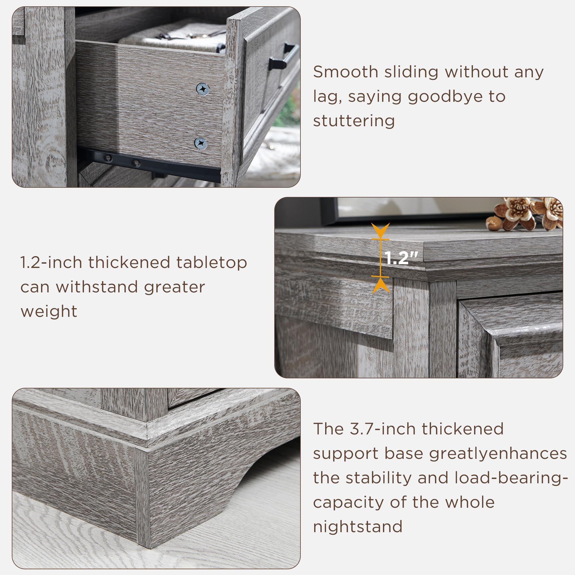 46&quot; Tall Rustic Chest with Metal Handles - From Where - 