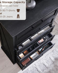 46" Tall Rustic Chest with Metal Handles - From Where Finds -