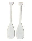 46" White Washed Paddles Oars (Set of 2) - From Where - 