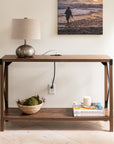 46.1" Console Table with Charging Station - From Where - 
