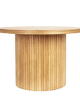 Farmhouse Round Pedestal Coffee Table