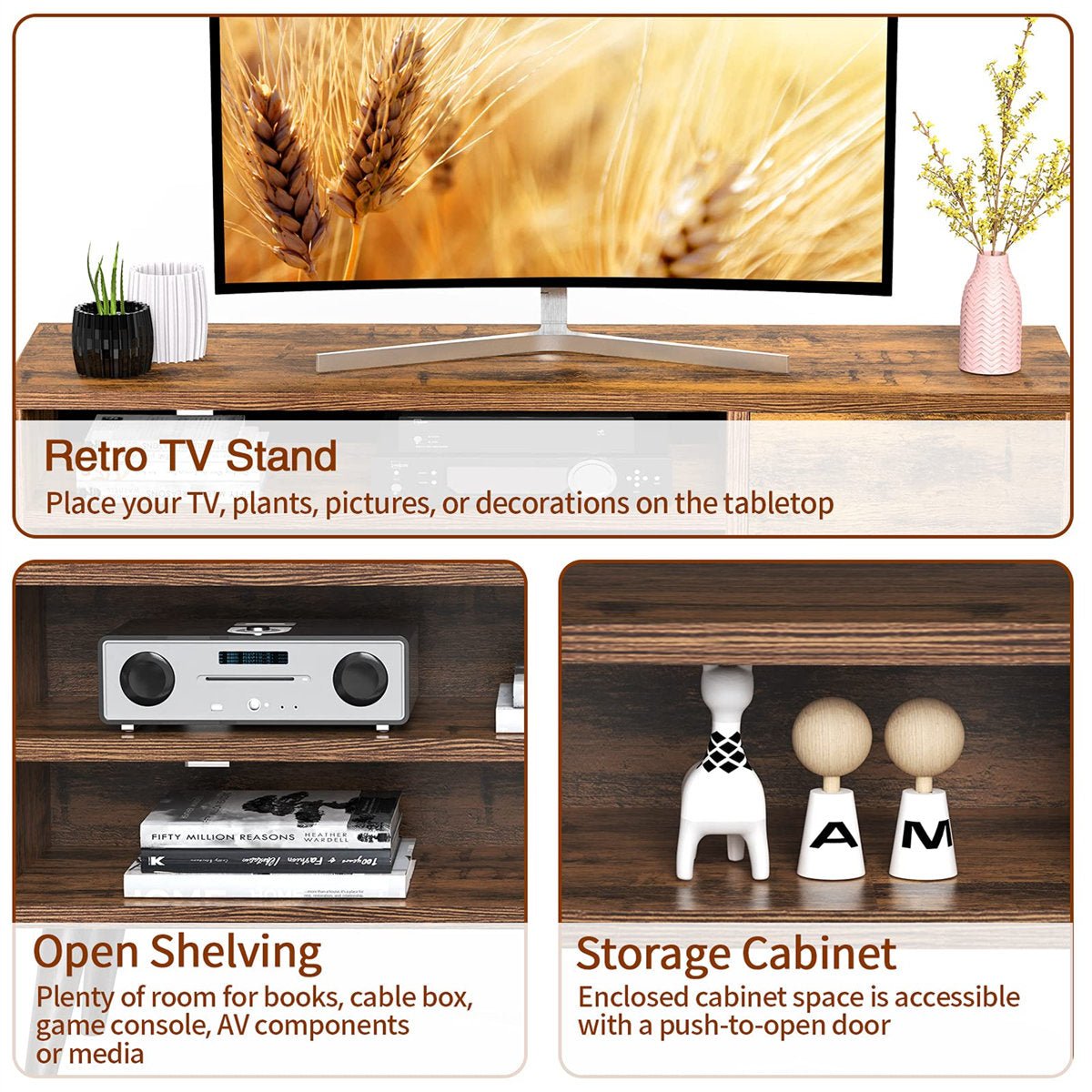 47.24" Mid - Century Modern TV Stand - From Where - 