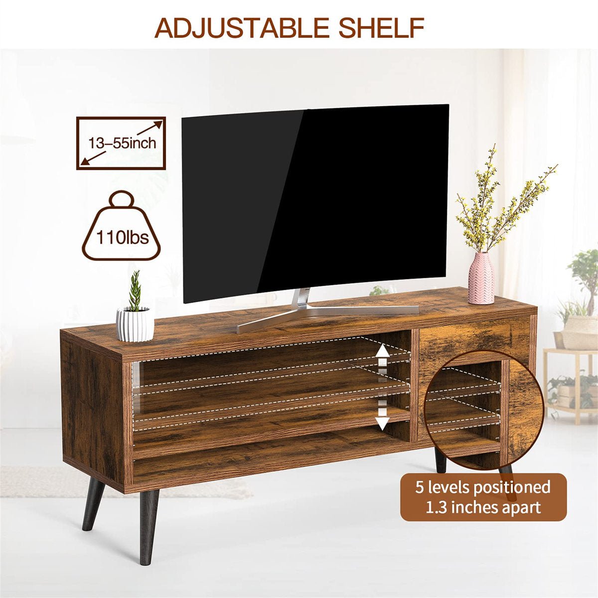 47.24" Mid - Century Modern TV Stand - From Where - 