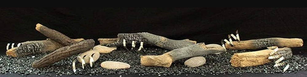 48" Boulevard DV See Thru Fireplace w/Black Liner - From Where - 