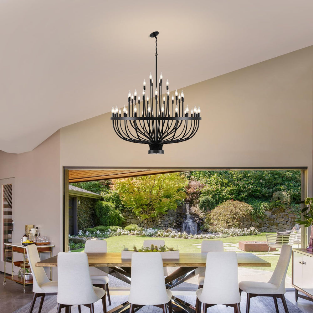 48 Light Wagon Wheel Chandelier - From Where - 