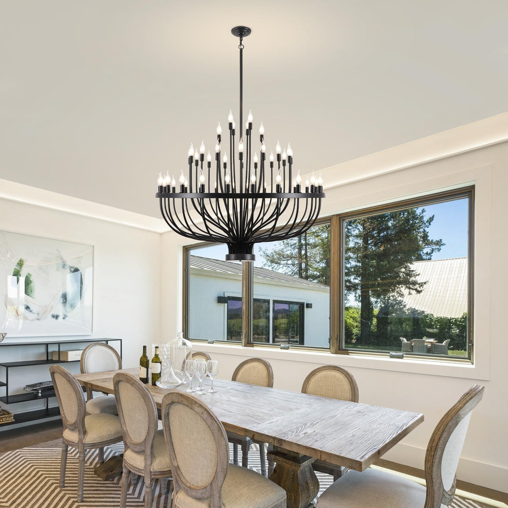 48 Light Wagon Wheel Chandelier - From Where - 