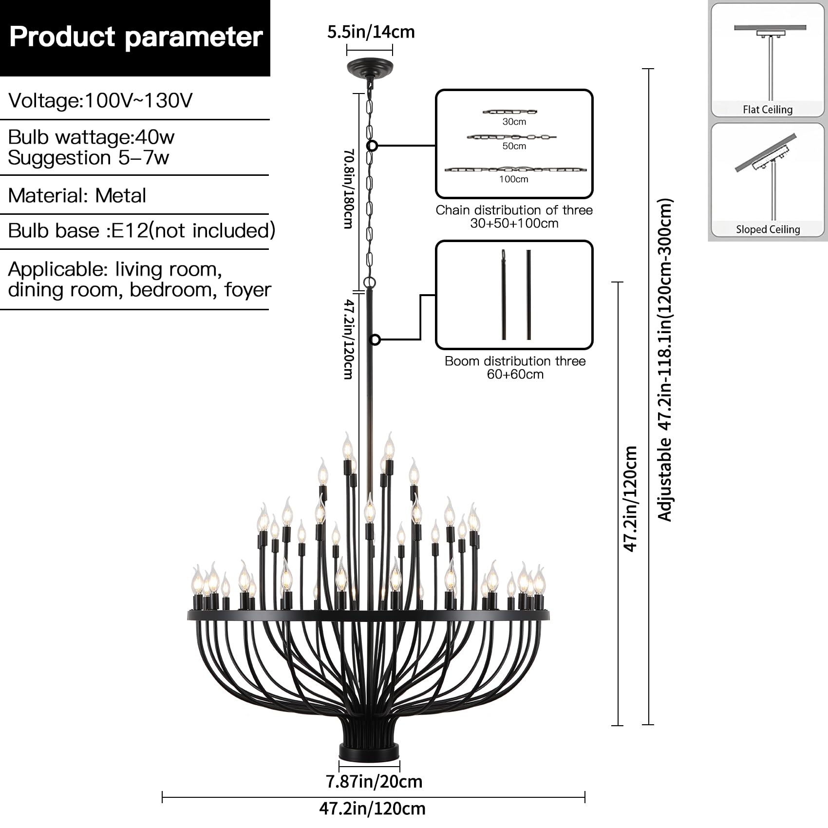 48 Light Wagon Wheel Chandelier - From Where - 