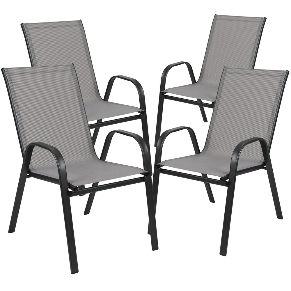 Outdoor Stackable Chair (Set of 4)