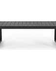 Calderon 4 Piece Outdoor Aluminum Chat Set, Dark Gray