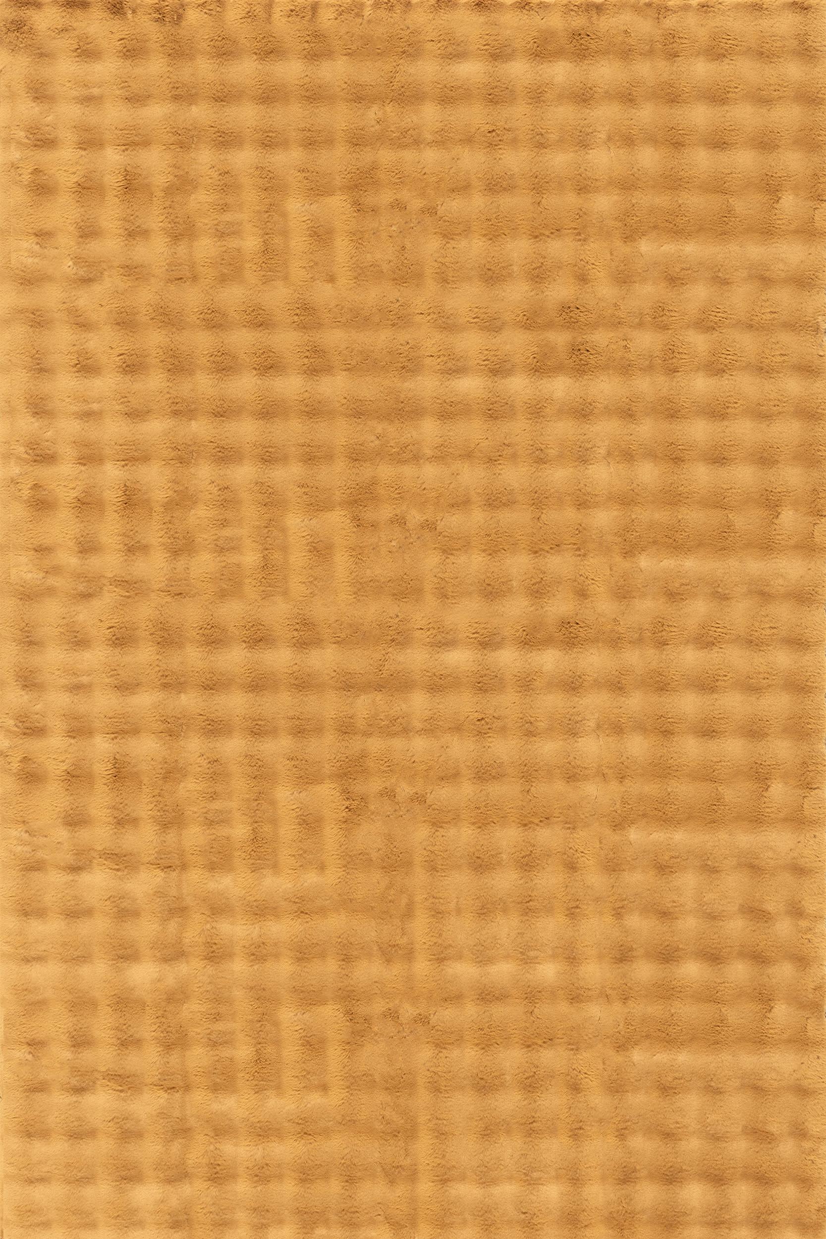 Ivana Checkered Plush Cloud Washable Rug | Taupe