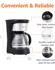 5 - Cup Coffee Machines with Reusable Filter - From Where - 
