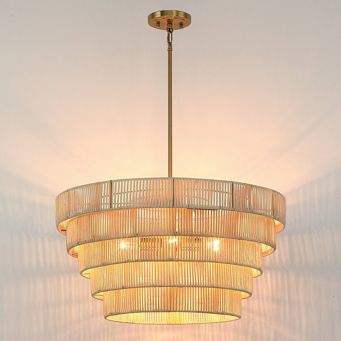 5 - Light Dimmable Tiered Chandelier - From Where - 