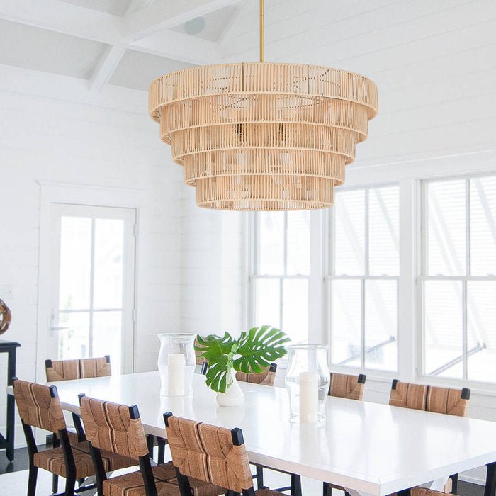 5 - Light Dimmable Tiered Chandelier - From Where - 