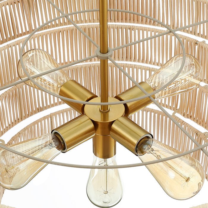 5 - Light Dimmable Tiered Chandelier - From Where - 
