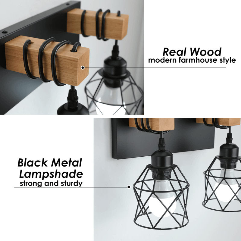 5 - Light Farmhouse Vanity Light - From Where - 