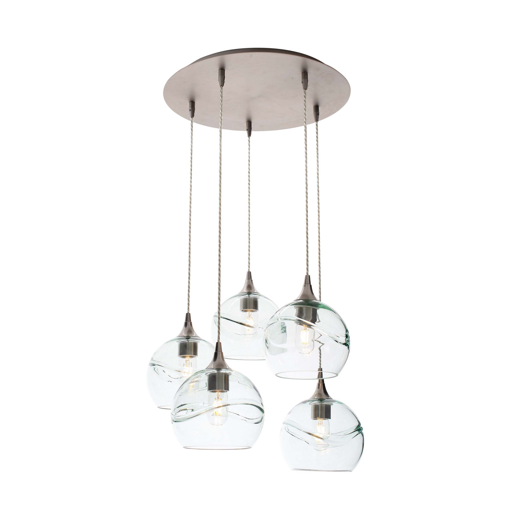 5 Pendant Cascade Chandelier - From Where - 