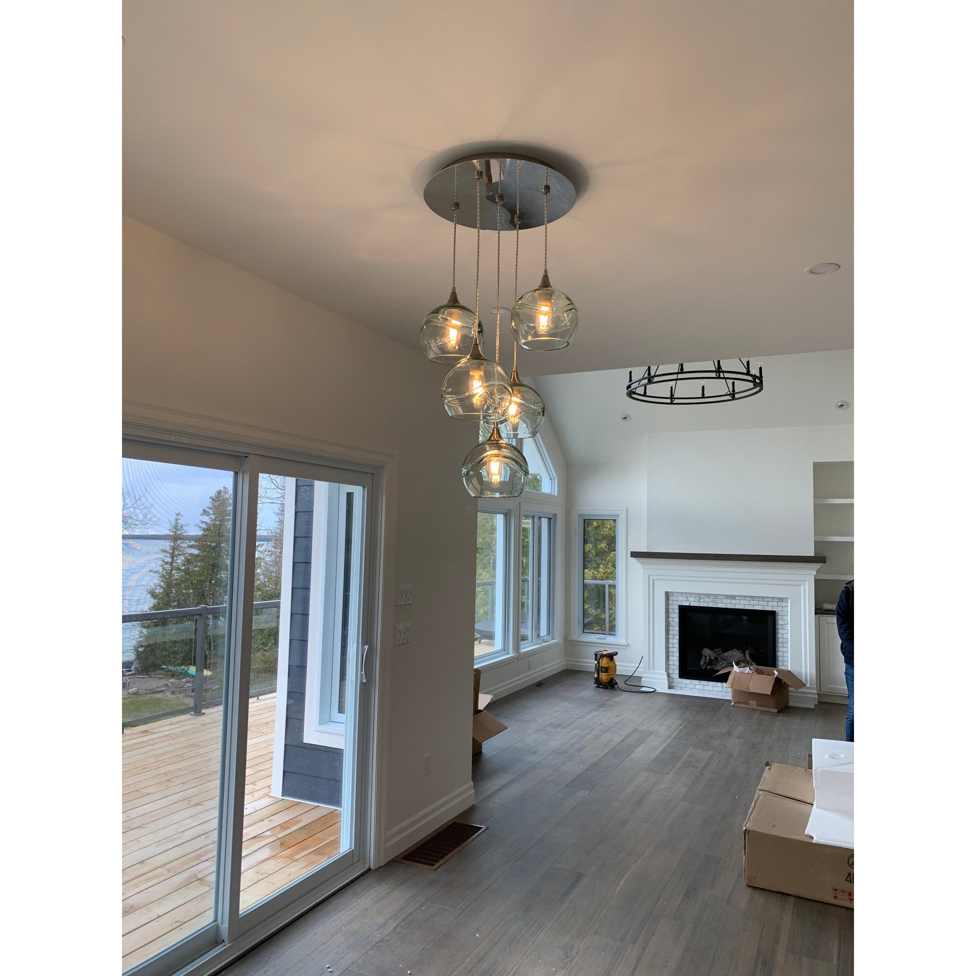 5 Pendant Cascade Chandelier - From Where - 