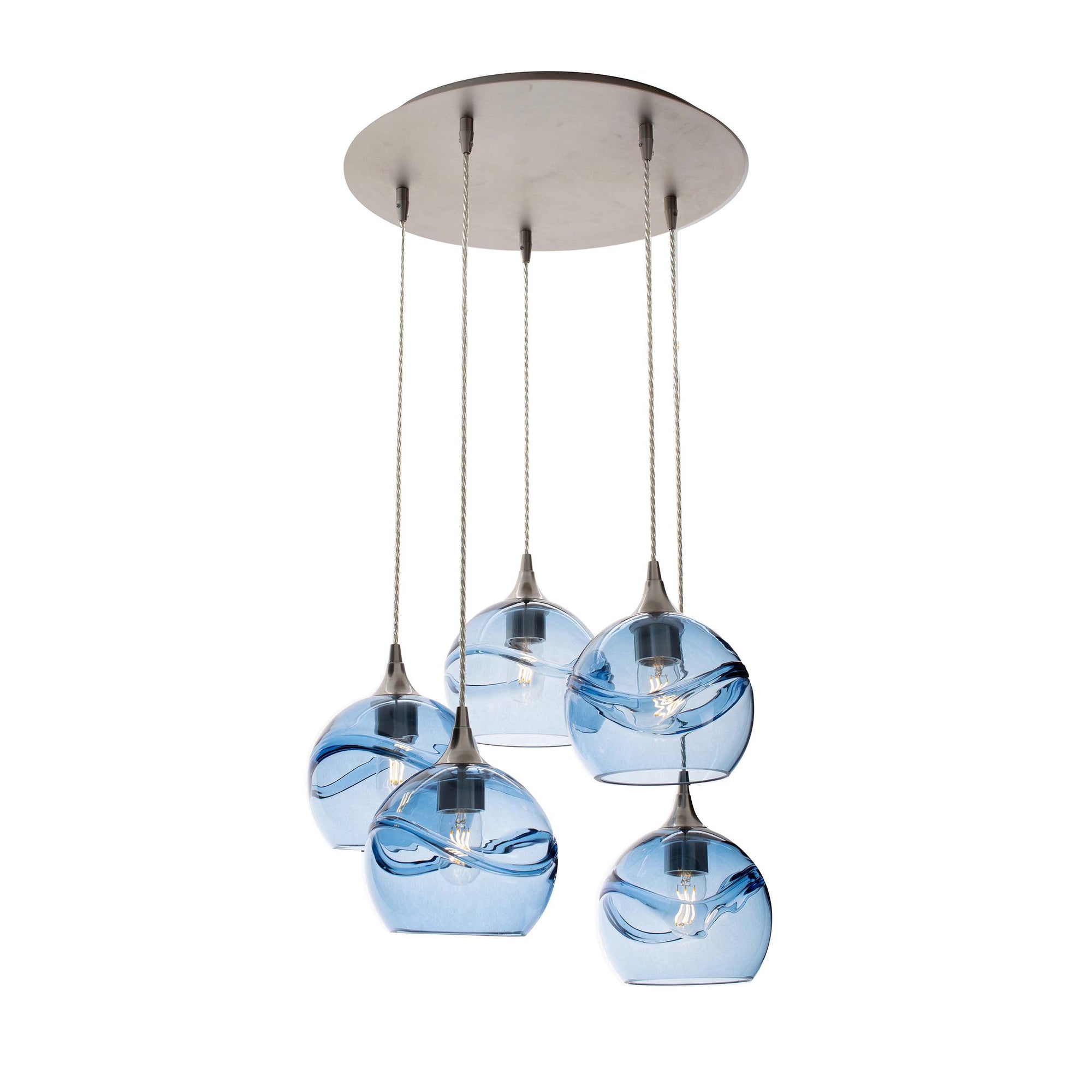 5 Pendant Cascade Chandelier - From Where - 
