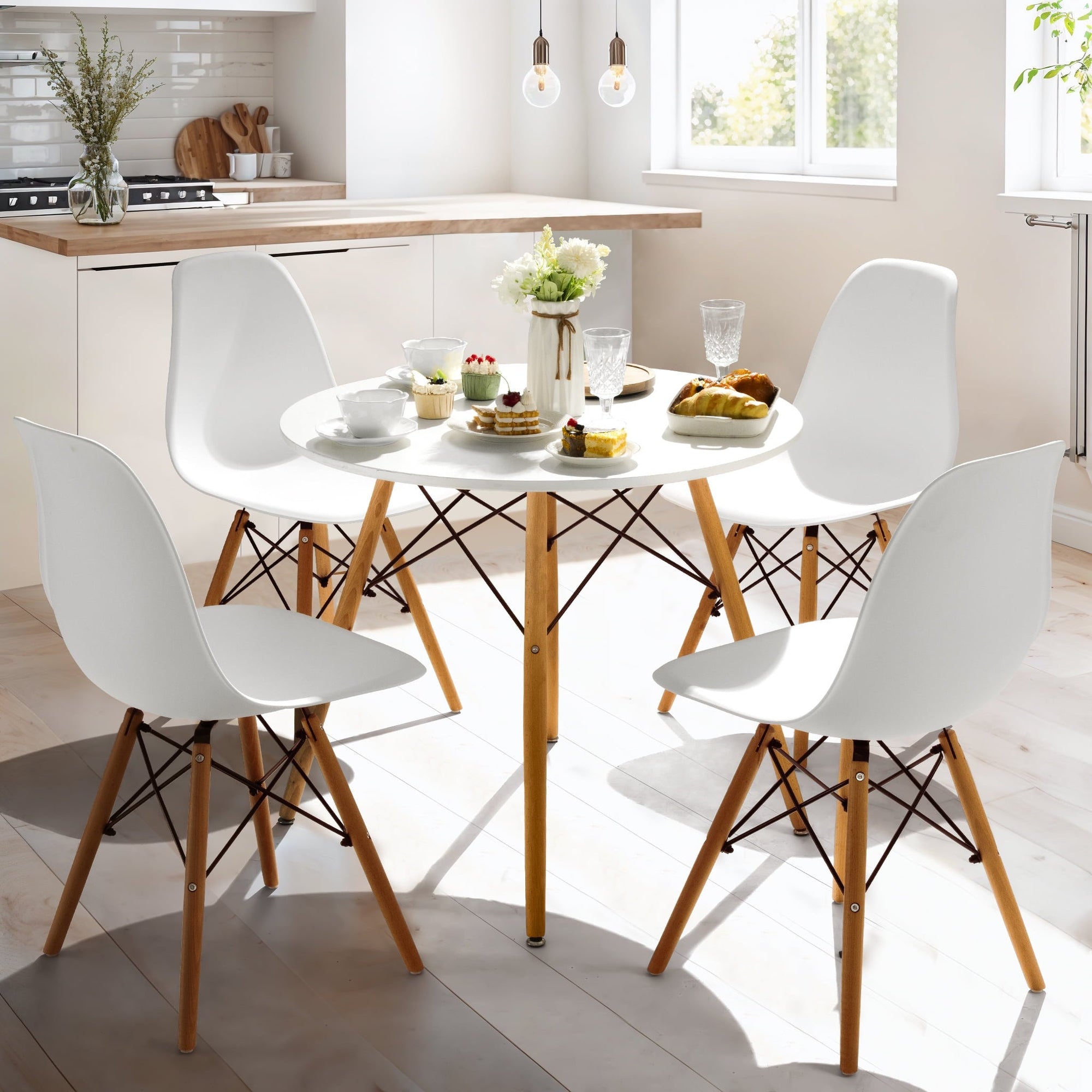 5 - Piece Dining Table And Chair Set - From Where - 