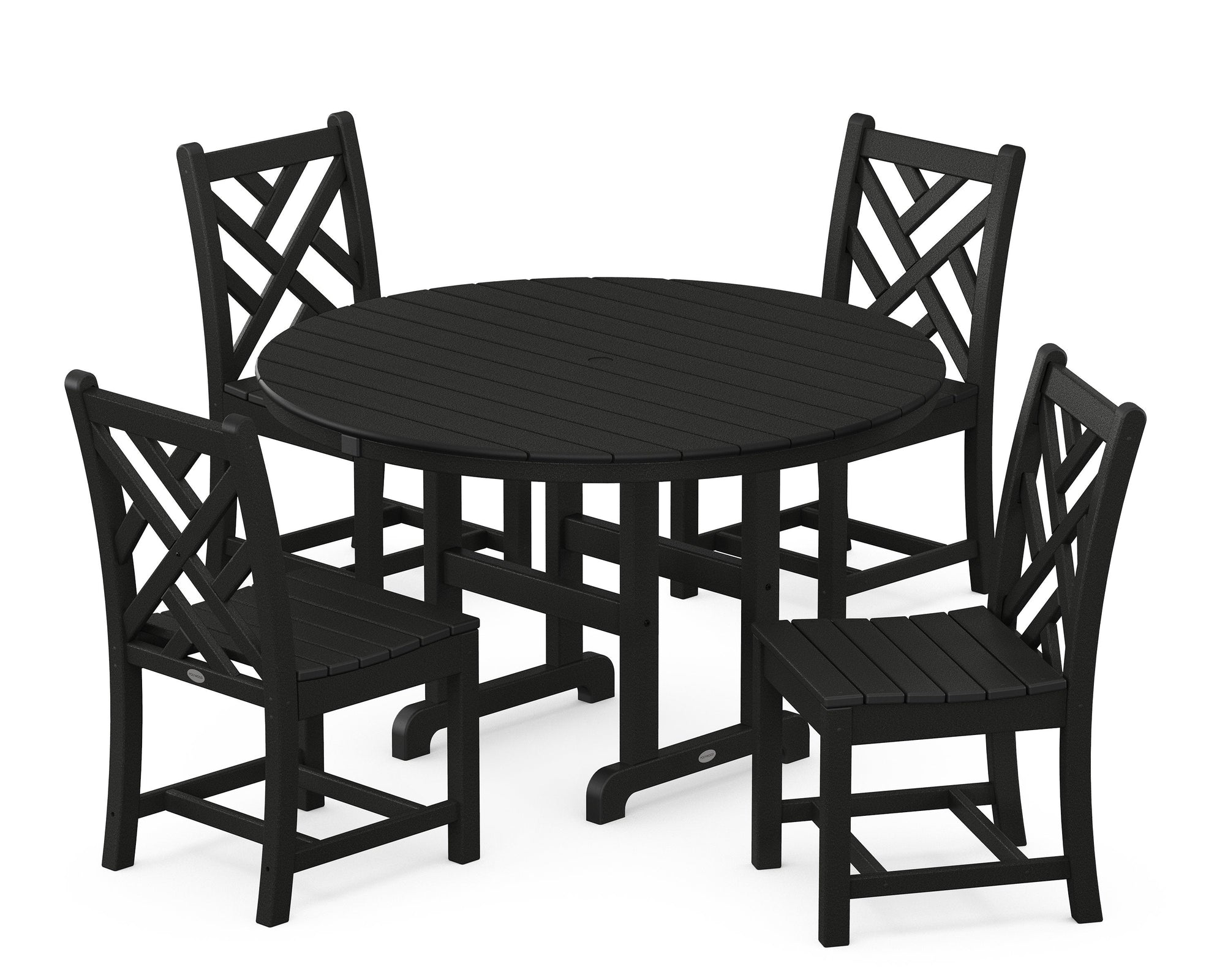 5 - Piece Round Side Chair Dining Set - From Where - 