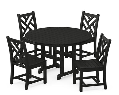 5-Piece Round Side Chair Dining Set
