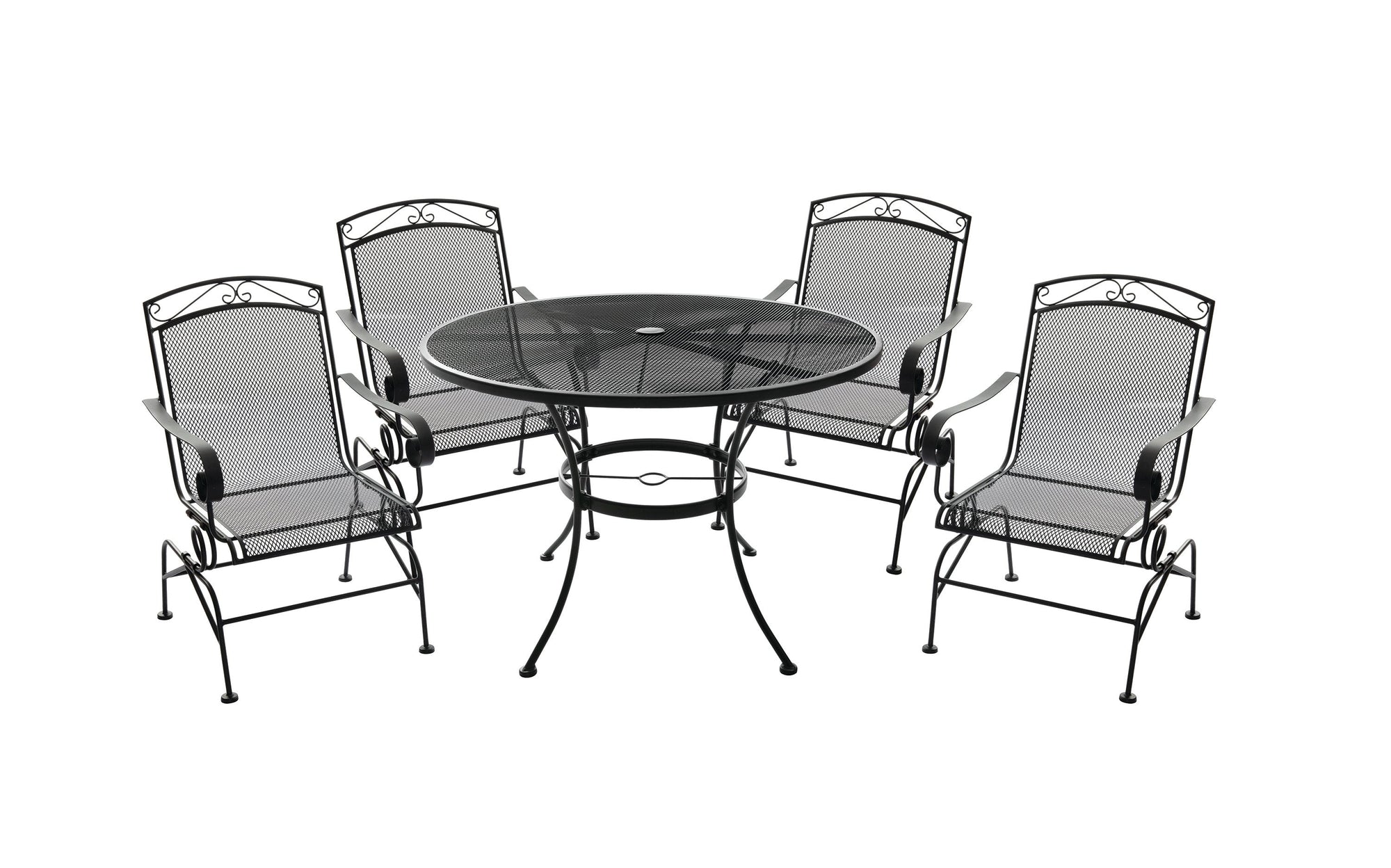 5 - Piece Wrought Iron Dining Set - From Where - 