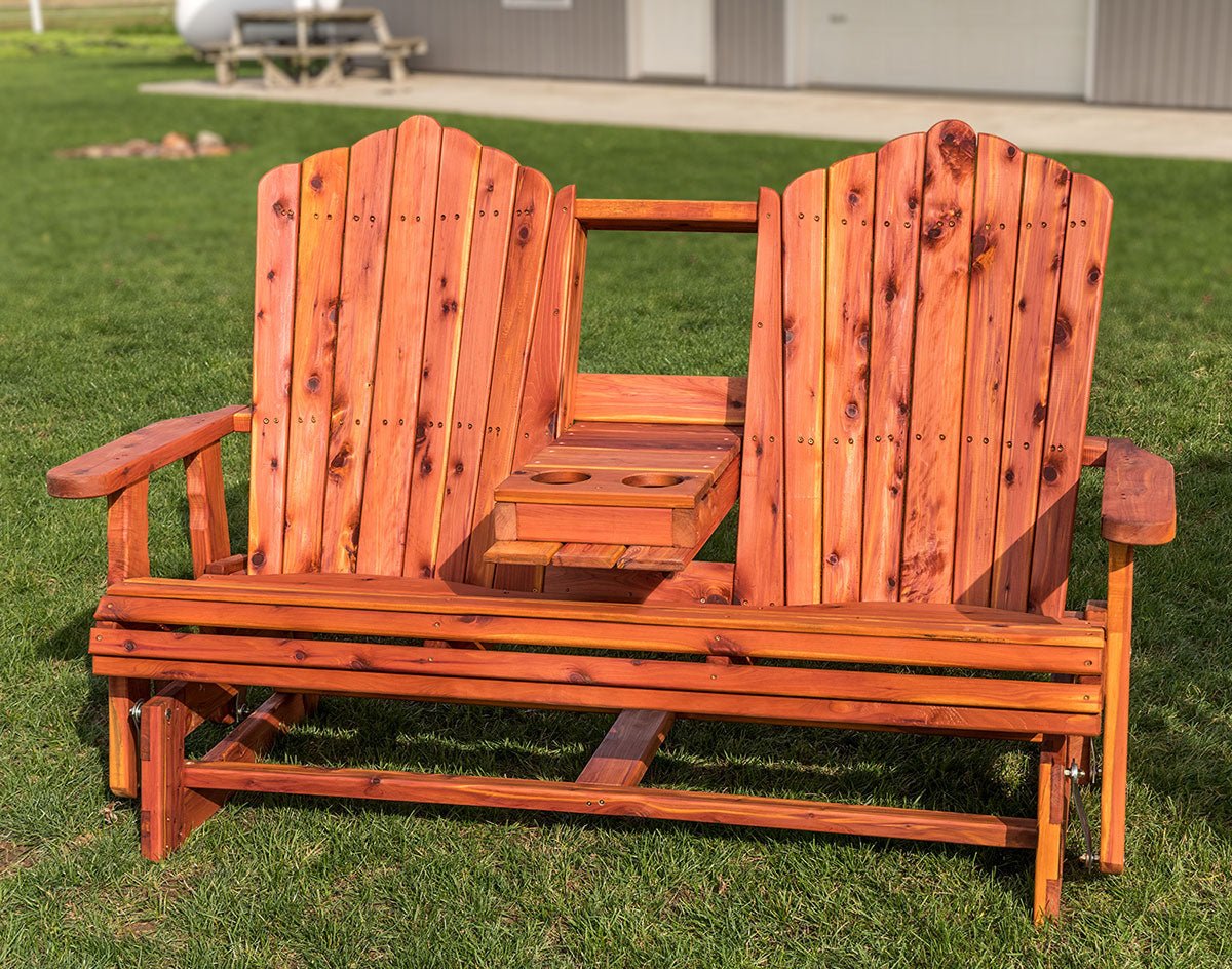 50" Eastern Red Cedar Glider - From Where - 