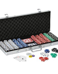 500 - Piece Poker Chips and Accessory Set - From Where - 