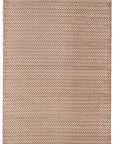 Herringbone Handwoven Cotton Rug | Stone